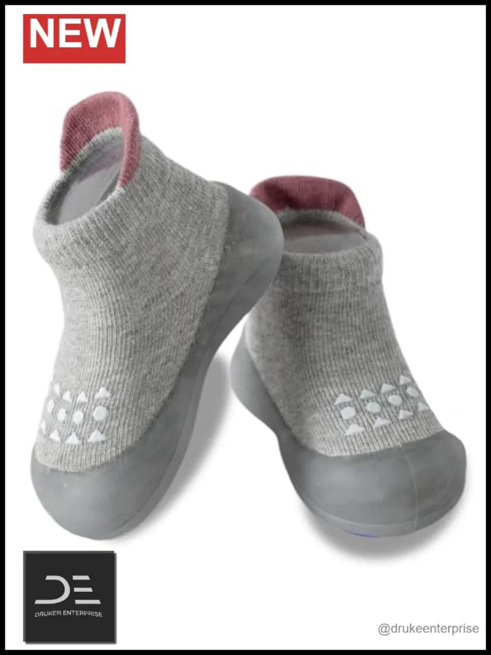 Baby Sock Shoes Toddler Walking Shoes Non-Slip Memory Foam Breathable Cotton